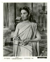 1r0590 JEAN SIMMONS signed 8x10 still '63 full-length from the 1963 re-release of The Robe!