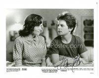 1r0623 LEA THOMPSON signed 8x10 still '85 close up with Michael J. Fox in Back to the Future!
