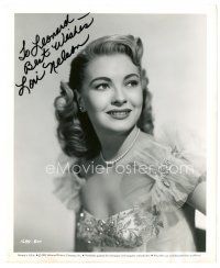 1r0632 LORI NELSON signed 8x10 still '52 new screen beauty starring in Francis Goes to West Point!