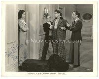 1r0702 RUDY VALLEE signed 8x10 still '41 in Too Many Blondes with Helen Parrish & Shemp Howard!