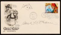 1r0409 HANK KETCHEM signed first day cover envelope '95 Dennis the Menace, Comic Strip Classics