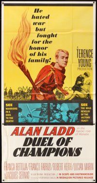 1s562 DUEL OF CHAMPIONS 3sh '64 Alan Ladd destroyed his enemies and united a nation!