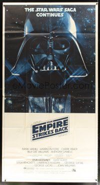 1s566 EMPIRE STRIKES BACK 3sh '80 George Lucas sci-fi classic, cool image of Darth Vader!