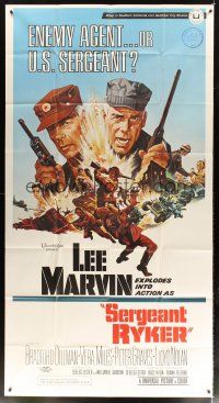 1s713 SERGEANT RYKER 3sh '68 is Lee Marvin an enemy agent or U.S. sergeant in the Korean War!