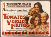 1s098 FRIED GREEN TOMATOES Argentinean 43x58 '92 Kathy Bates, Jessica Tandy, Parker, Masterson!