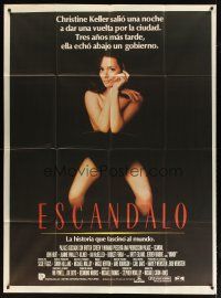 1s105 SCANDAL Argentinean 43x58 '89 sexy naked Joanne Whalley in the most controversial film!