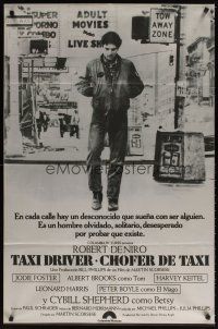 1s229 TAXI DRIVER Argentinean '76 classic Robert De Niro, directed by Martin Scorsese!