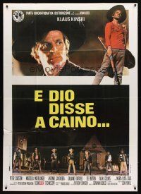 1s255 AND GOD SAID TO CAIN Italian 1p '69 Klaus Kinski, Antonio Margheriti spaghetti western!