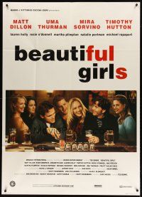 1s259 BEAUTIFUL GIRLS Italian 1p '96 Matt Dillon, Uma Thurman, Lauren Holly, Rosie O'Donnell!