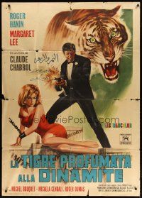 1s387 ORCHID FOR THE TIGER Italian 1p '66Claude Chabrol,art of spy Roger Hanin & sexy Margaret Lee!
