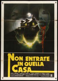 1s400 PROM NIGHT Italian 1p '80 completely different horror artwork by Enzo Sciotti!