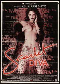 1s420 SCARLET DIVA Italian 1p '00 sexy naked Asia Argento writes, directs & stars, Italian horror!
