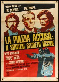 1s430 SILENT ACTION Italian 1p '75 Luc Merenda, Mel Ferrer, Tomas Milan, directed by Sergio Martino