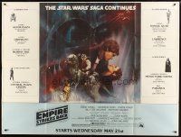 1s075 EMPIRE STRIKES BACK subway poster '80 classic Gone With The Wind style art by Roger Kastel!