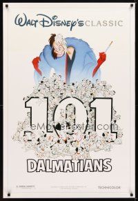 1t535 ONE HUNDRED & ONE DALMATIANS DS 1sh R91 most classic Walt Disney canine family cartoon!