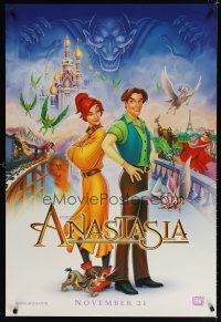 1t047 ANASTASIA style B advance DS 1sh '97 Don Bluth cartoon about the missing Russian princess!