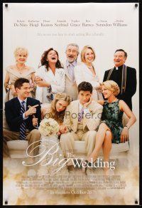 1t101 BIG WEDDING advance DS 1sh '13 Robert De Niro, Katherine Heigl, Diane Keaton!