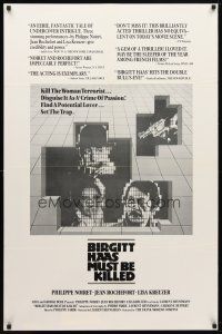 1t102 BIRGITT HAAS MUST BE KILLED 1sh '82 Laurent Heynemann's sex crime thriller, Phillipe Noiret!