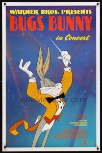1t128 BUGS BUNNY IN CONCERT 1sh '90 great cartoon image of Bugs conducting orchestra!