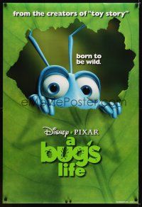 1t131 BUG'S LIFE DS 1sh '98 Walt Disney, Pixar CG, cute art of peeking ant!