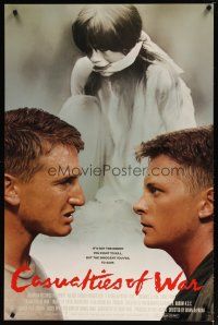 1t141 CASUALTIES OF WAR int'l 1sh '89 Michael J. Fox, Sean Penn, directed by Brian De Palma!