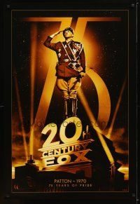 1t010 20TH CENTURY FOX 75TH ANNIVERSARY commercial poster '10 George C. Scott as Patton!