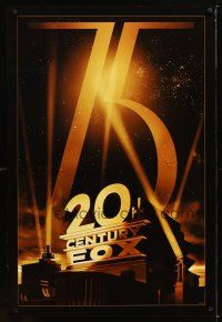 1t017 20TH CENTURY FOX 75TH ANNIVERSARY commercial poster '10 cool image of searchlights!