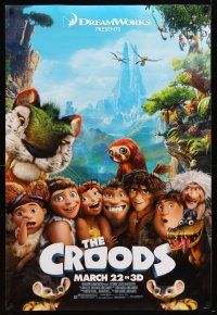 1t160 CROODS style C advance DS 1sh '13 cool image from CG prehistoric adventure comedy!