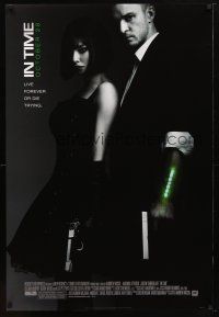 1t332 IN TIME style D DS 1sh '11 Justin Timberlake, Amanda Seyfried, cool sci-fi!