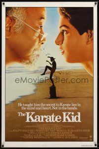 1t380 KARATE KID int'l 1sh '84 Pat Morita, Ralph Macchio, teen martial arts classic!
