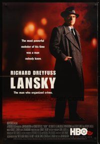 1t401 LANSKY TV 1sh '99 cool full-length image of Richard Dreyfuss as Meyer Lansky!