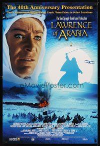 1t414 LAWRENCE OF ARABIA DS 1sh R02 David Lean classic starring Peter O'Toole!