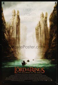 1t441 LORD OF THE RINGS: THE FELLOWSHIP OF THE RING int'l DS 1sh '01 J.R.R. Tolkien, Argonath!