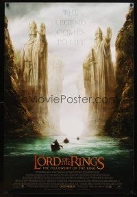 1t439 LORD OF THE RINGS: THE FELLOWSHIP OF THE RING advance 1sh '01 J.R.R. Tolkien, Argonath!