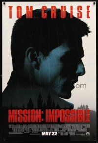 1t483 MISSION IMPOSSIBLE advance DS 1sh '96 Tom Cruise, Jon Voight, Brian De Palma directed!