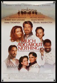 1t495 MUCH ADO ABOUT NOTHING int'l 1sh '93 Kenneth Branagh, Michael Keaton & Keanu Reeves!