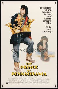 1t580 PRINCE OF PENNSYLVANIA int'l 1sh '88 Ron Nyswaner, full-length young Keanu Reeves, Fred Ward!