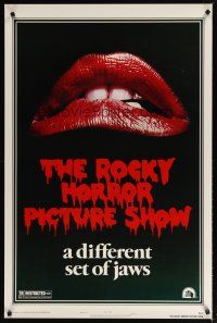 1t625 ROCKY HORROR PICTURE SHOW style A 1sh R80s classic, a different set of jaws!