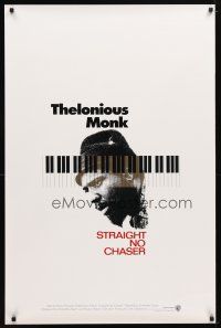 1t746 THELONIOUS MONK: STRAIGHT, NO CHASER int'l 1sh '89 Clint Eastwood produced jazz bio!