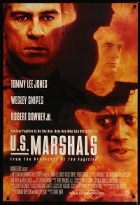 1t783 U.S. MARSHALS 1sh '98 Tommy Lee Jones, Wesley Snipes, Robert Downey Jr.!