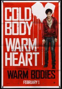 1t800 WARM BODIES teaser DS 1sh '13 Nicholas Hoult, Teresa Palmer, cold body, warm heart!