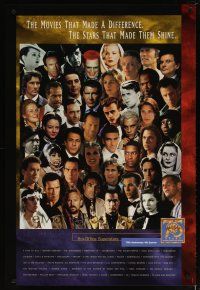 1t804 WARNER BROTHERS 75TH ANNIVERSARY 4TH QUARTER video 1sh '98 montage of movie superstars!