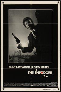 1w313 ENFORCER 1sh '76 photo of Clint Eastwood as Dirty Harry by Bill Gold!