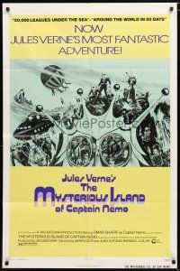 1w588 MYSTERIOUS ISLAND OF CAPTAIN NEMO 1sh '74 La Isla Misteriosa y el Capitan Nemo, Jules Verne!