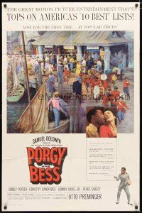 1w653 PORGY & BESS 1sh '59 Sidney Poitier, Dorothy Dandridge & Sammy Davis Jr.!