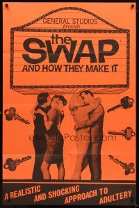 1w817 SWAP & HOW THEY MAKE IT 1sh '66 Joe Sarno directed, a shocking approach to adultery!