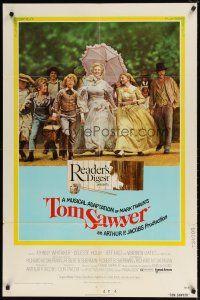 1w893 TOM SAWYER 1sh '73 Johnny Whitaker & young Jodie Foster in Mark Twain's classic story!