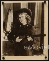 1x946 ANNIE OAKLEY 2 8x10 stills '35 Barbara Stanwyck with rifle is queen of the wild west!