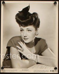 1x947 ARLINE JUDGE 2 8x10 stills '40s-50s cool close up and head and shoulders portraits of the star