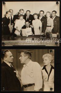 1x912 EXECUTIVE SUITE 3 7.25x9.5 stills '54 William Holden, Stanwyck, cool candid & cast portrait!